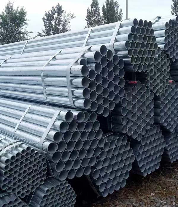 galvanized pipe od sizes