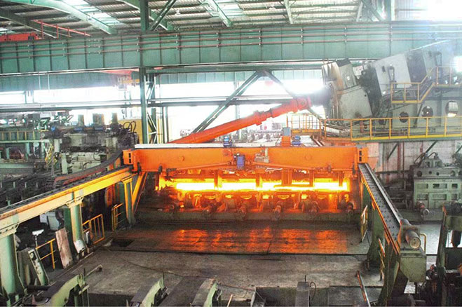 Steel production workshop