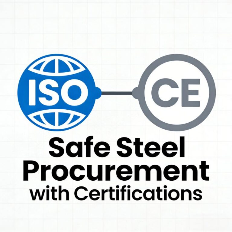 ISO Certification & CE Certification for Safe Steel Procurement